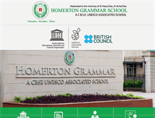 Tablet Screenshot of homertongrammar.com